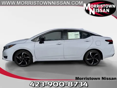 White 2025 Nissan Versa 1.6 SR for sale in Morristown, TN