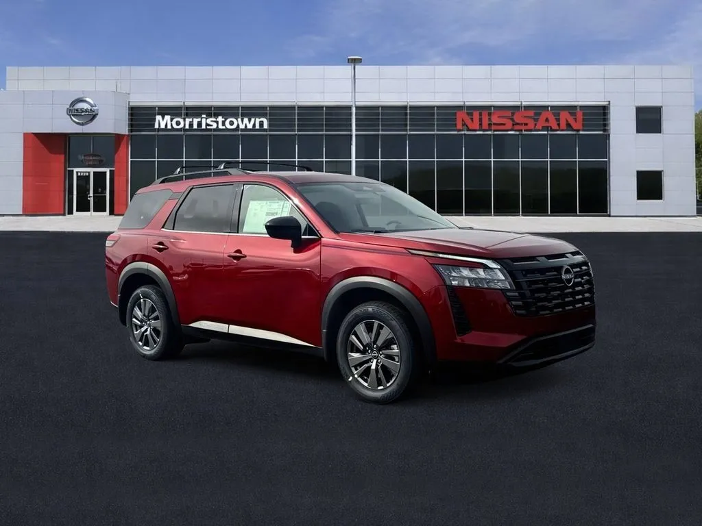Red 2026 Nissan Pathfinder SV for sale in Morristown, TN