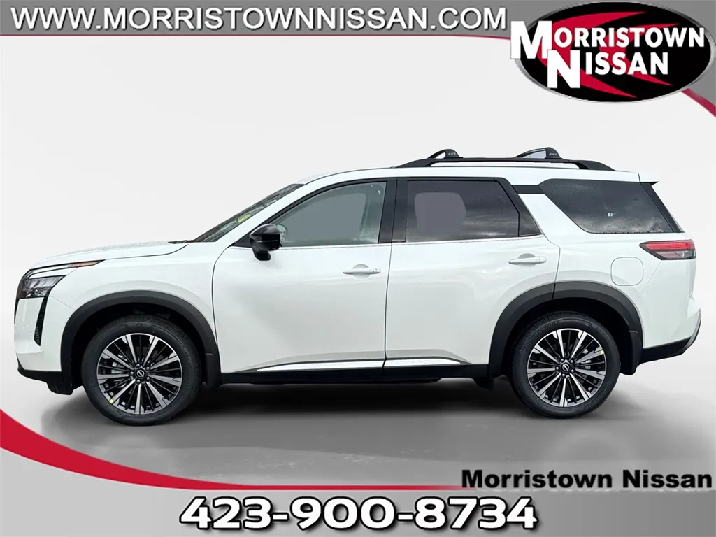 White 2026 Nissan Pathfinder Platinum for sale in Morristown, TN