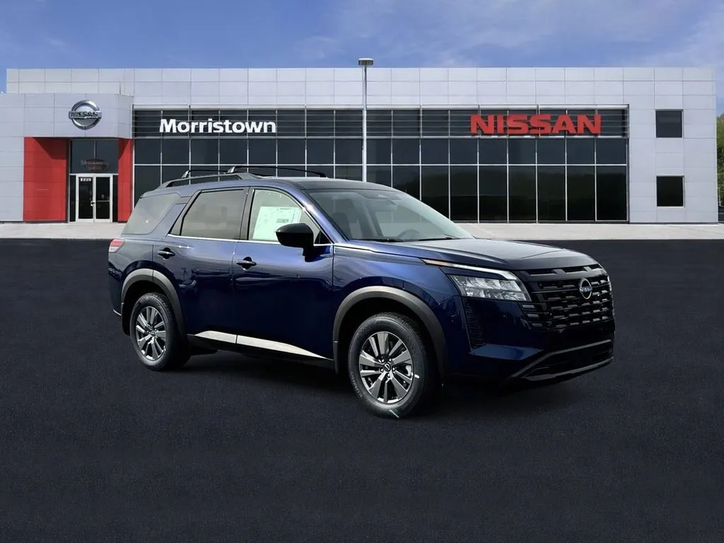 Blue 2026 Nissan Pathfinder SV for sale in Morristown, TN