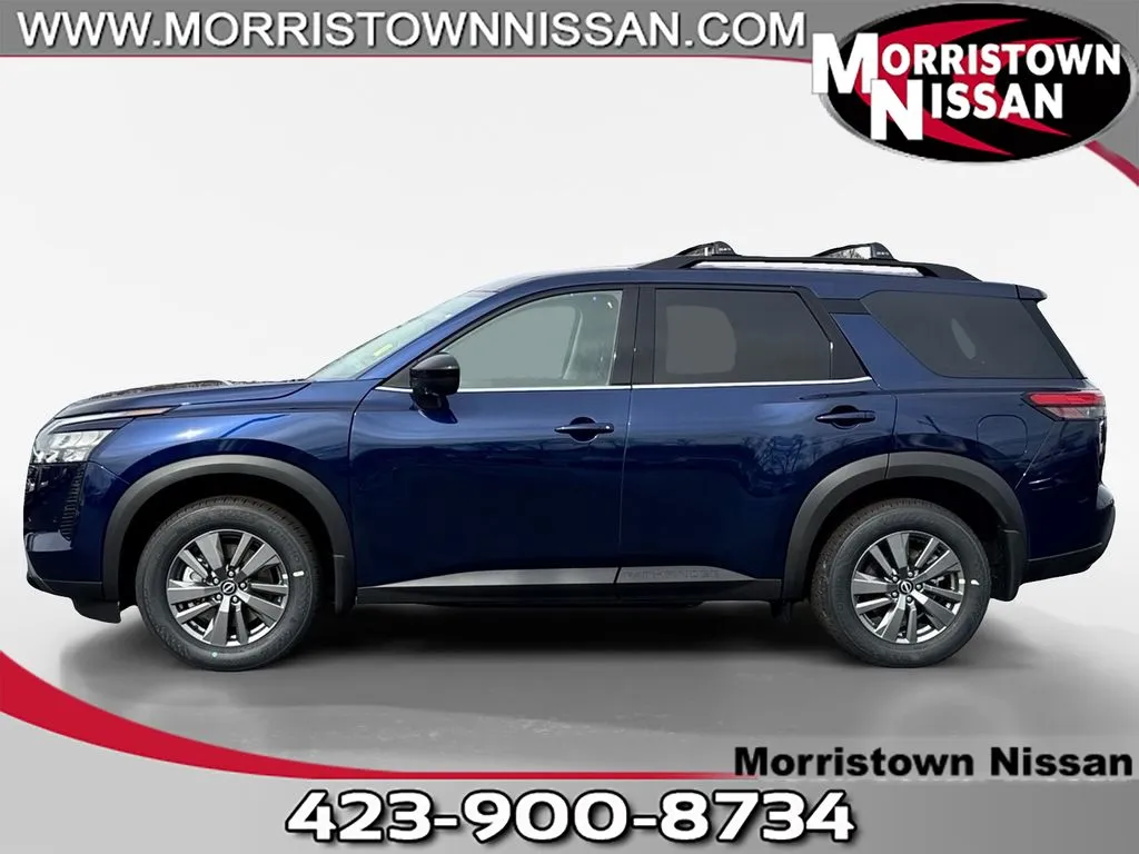 Blue 2026 Nissan Pathfinder SV for sale in Morristown, TN