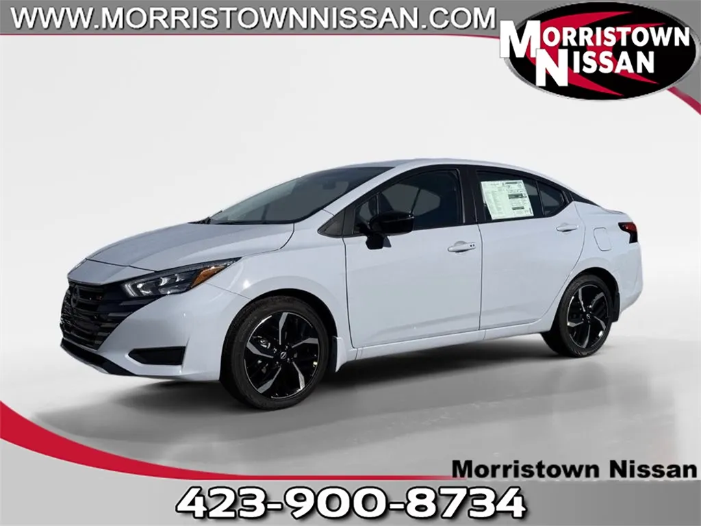 White 2025 Nissan Versa 1.6 SR for sale in Morristown, TN