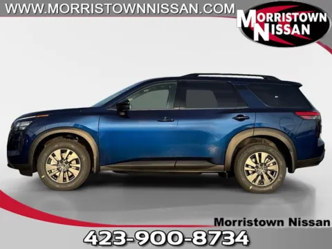 Blue 2026 Nissan Pathfinder SV for sale in Morristown, TN