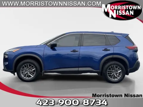 Blue 2021 Nissan Rogue S for sale in Morristown, TN