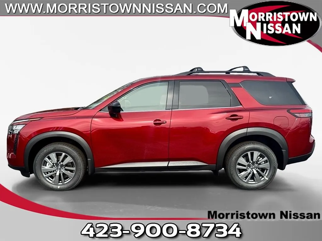 Red 2026 Nissan Pathfinder SV for sale in Morristown, TN