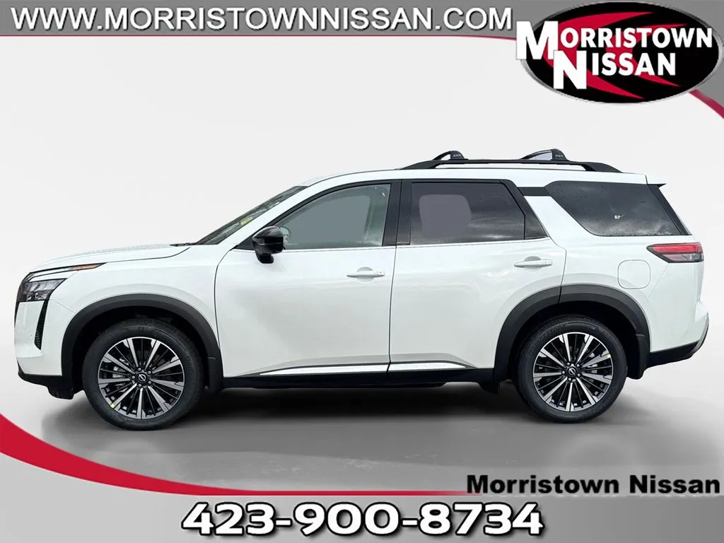 White 2026 Nissan Pathfinder Platinum for sale in Morristown, TN