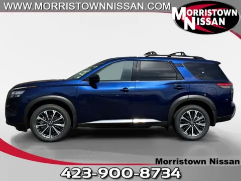 Blue 2026 Nissan Pathfinder Platinum for sale in Morristown, TN
