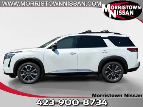 White 2026 Nissan Pathfinder Platinum for sale in Morristown, TN