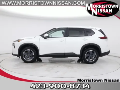 White 2025 Nissan Rogue SV for sale in Morristown, TN