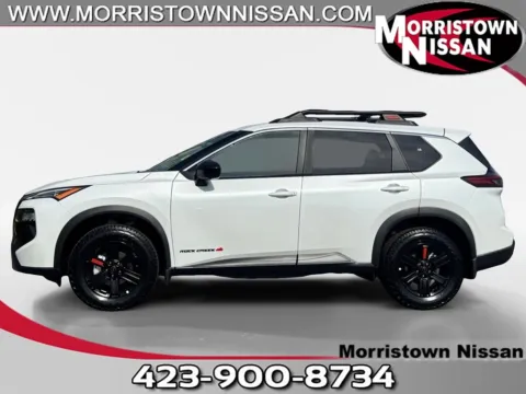 White 2026 Nissan Rogue Rock Creek for sale in Morristown, TN
