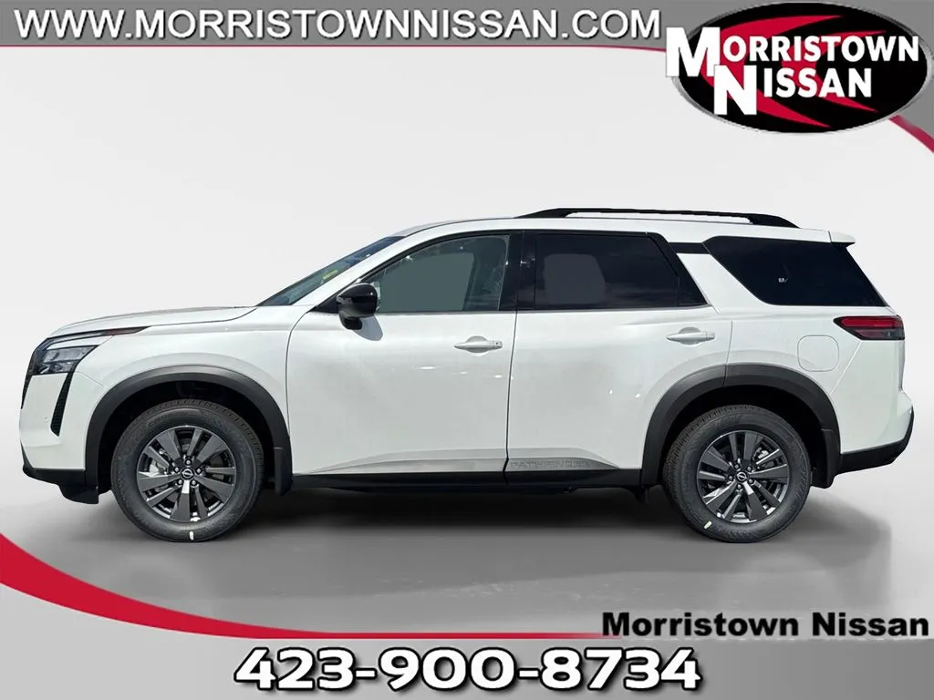White 2026 Nissan Pathfinder SV for sale in Morristown, TN