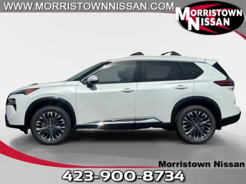 White 2026 Nissan Rogue Platinum for sale in Morristown, TN