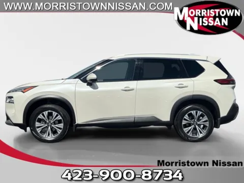 White 2021 Nissan Rogue SV for sale in Morristown, TN