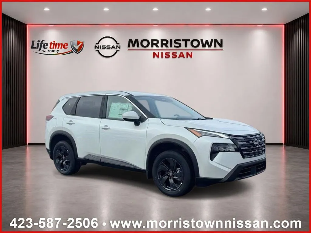 White 2026 Nissan Rogue SV for sale in Morristown, TN