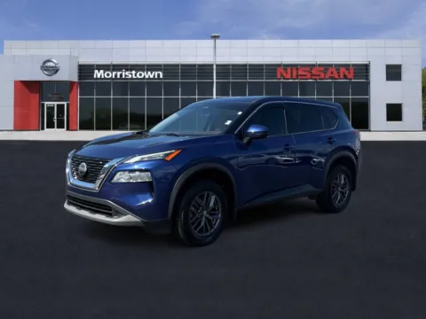 Blue 2021 Nissan Rogue SV for sale in Morristown, TN