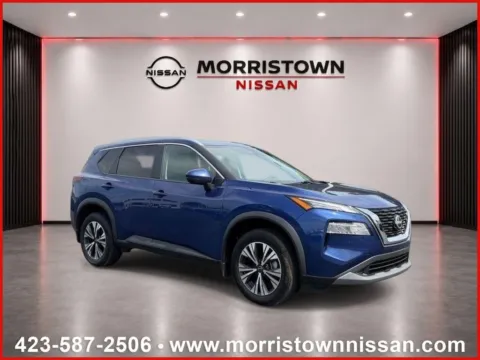 Blue 2023 Nissan Rogue SV for sale in Morristown, TN
