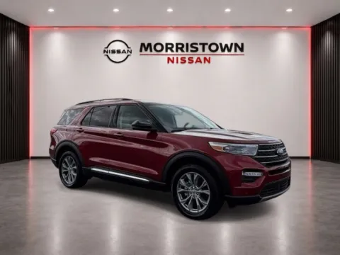 Red 2022 Ford Explorer XLT for sale in Morristown, TN