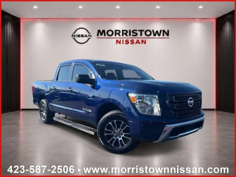 Blue 2022 Nissan Titan SV for sale in Morristown, TN