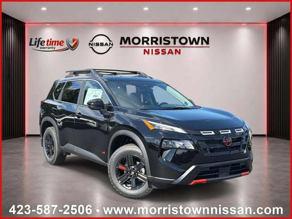 Black 2026 Nissan Rogue Rock Creek for sale in Morristown, TN