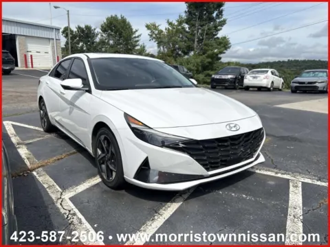 White 2023 Hyundai Elantra Hybrid Limited for sale in Morristown, TN