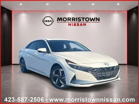 White 2023 Hyundai Elantra Hybrid Limited for sale in Morristown, TN