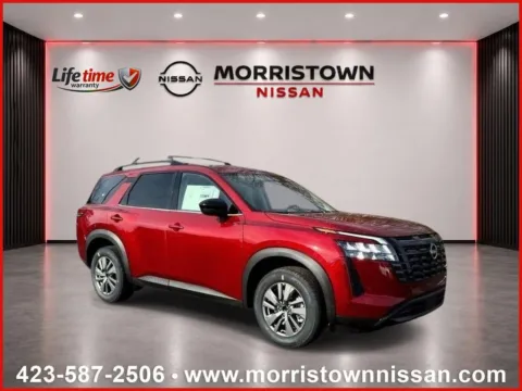 Red 2026 Nissan Pathfinder SV for sale in Morristown, TN