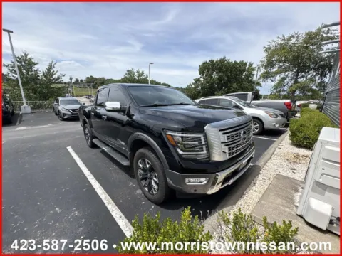 Black 2023 Nissan Titan Platinum Reserve for sale in Morristown, TN
