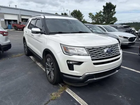 White 2019 Ford Explorer Platinum for sale in Morristown, TN