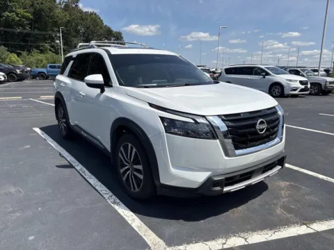 White 2025 Nissan Pathfinder Platinum for sale in Morristown, TN