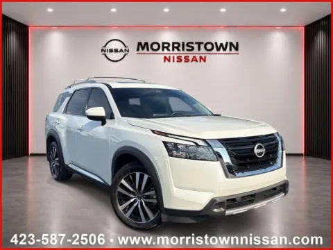 White 2025 Nissan Pathfinder Platinum for sale in Morristown, TN