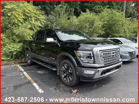 Black 2023 Nissan Titan Platinum Reserve for sale in Morristown, TN