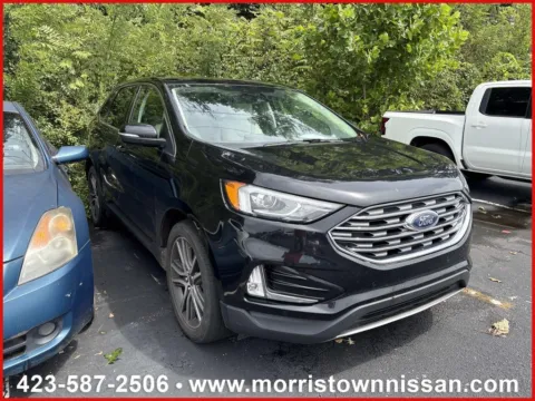 Black 2021 Ford Edge Titanium for sale in Morristown, TN