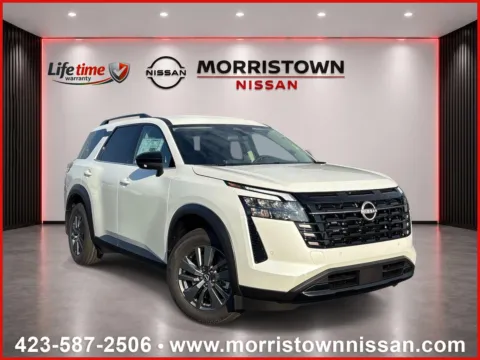 White 2026 Nissan Pathfinder SV for sale in Morristown, TN