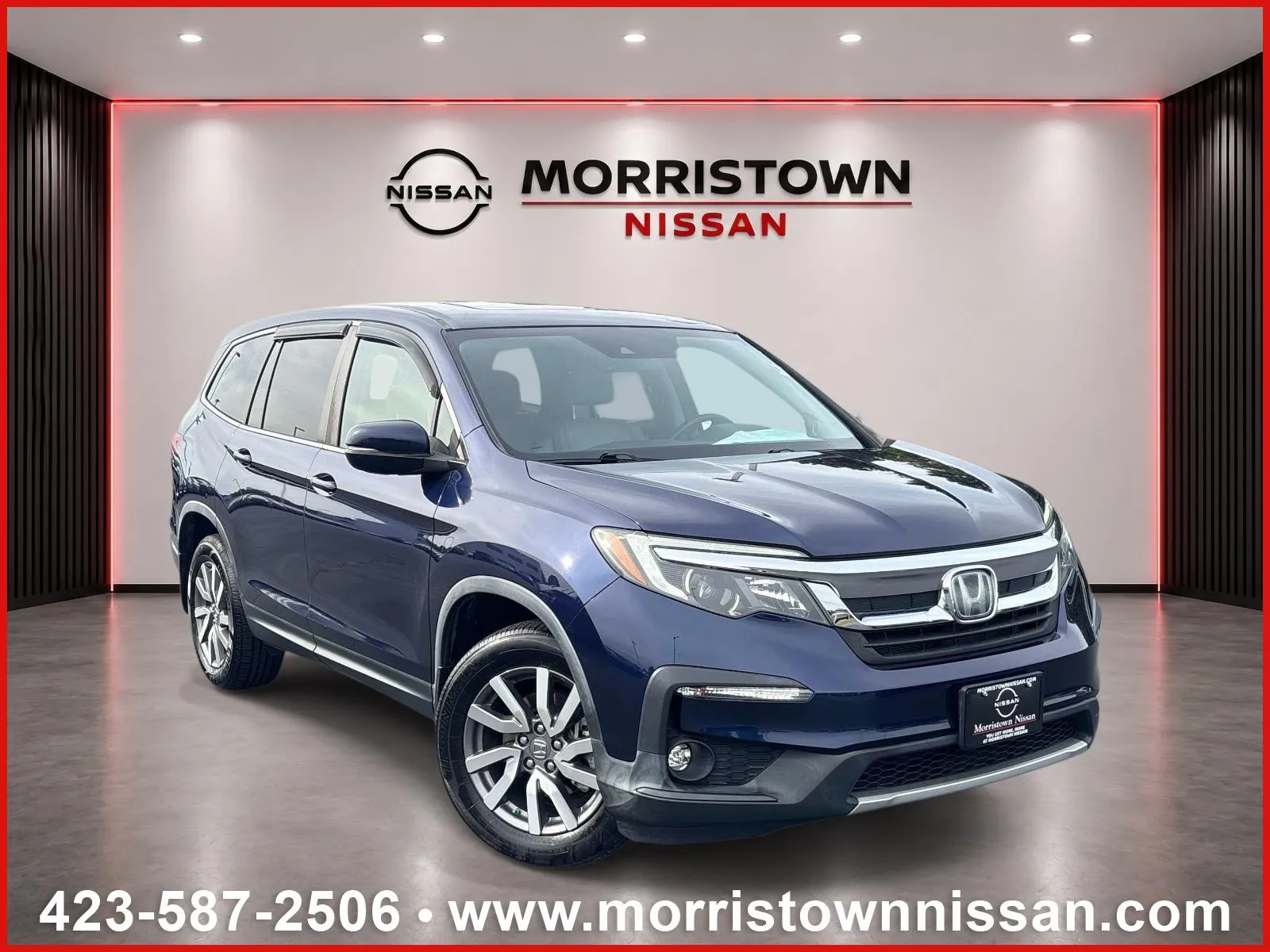 Blue 2019 Honda Pilot EX-L for sale in Morristown, TN