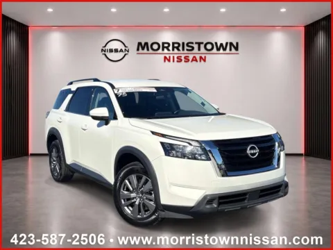 White 2025 Nissan Pathfinder SV for sale in Morristown, TN
