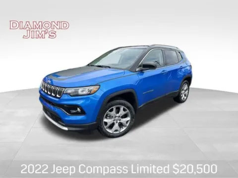 Blue 2022 Jeep Compass Limited for sale in Milwaukee, WI