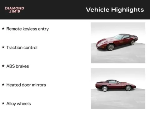 More photos of 1993 Chevrolet Corvette 40th anniversary edition at Diamond Jim's West Allis, WI