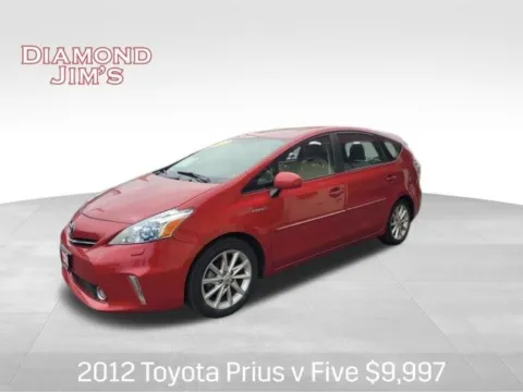 Red 2012 Toyota Prius v Five for sale in Milwaukee, WI