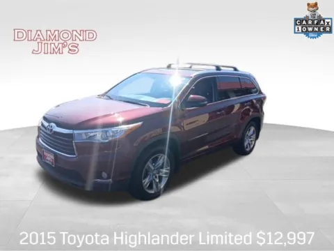Red 2015 Toyota Highlander Limited for sale in Milwaukee, WI