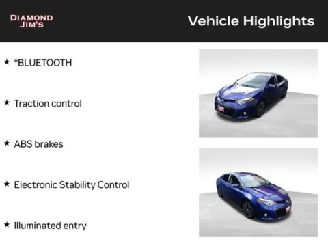 More photos of 2015 Toyota Corolla S Plus at Diamond Jim's West Allis, WI