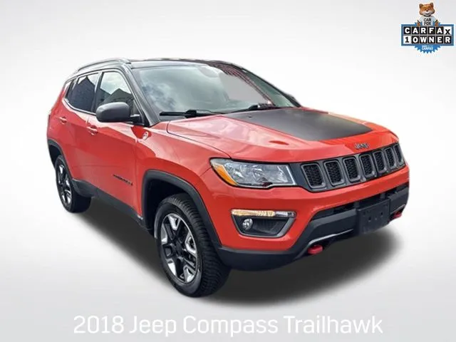 Orange 2018 Jeep Compass Trailhawk for sale in Milwaukee, WI