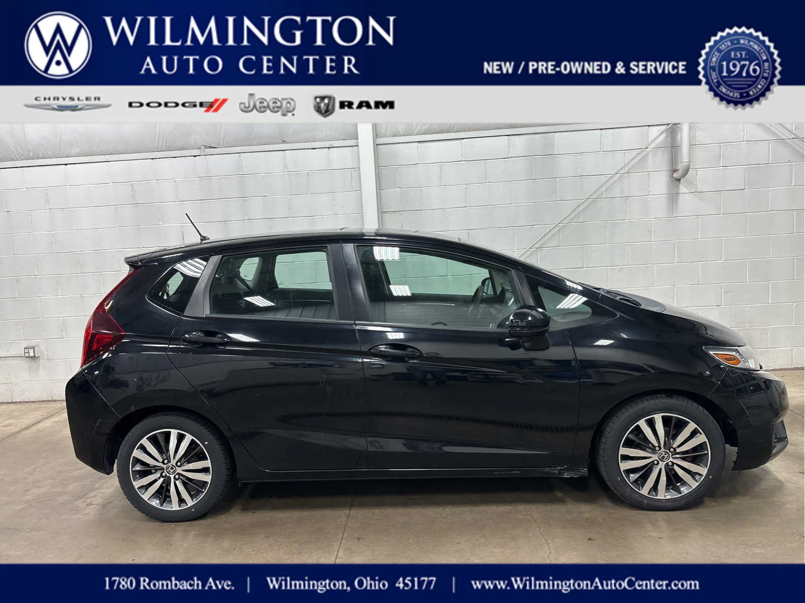 Black 2015 Honda Fit EX for sale in Wilmington, OH