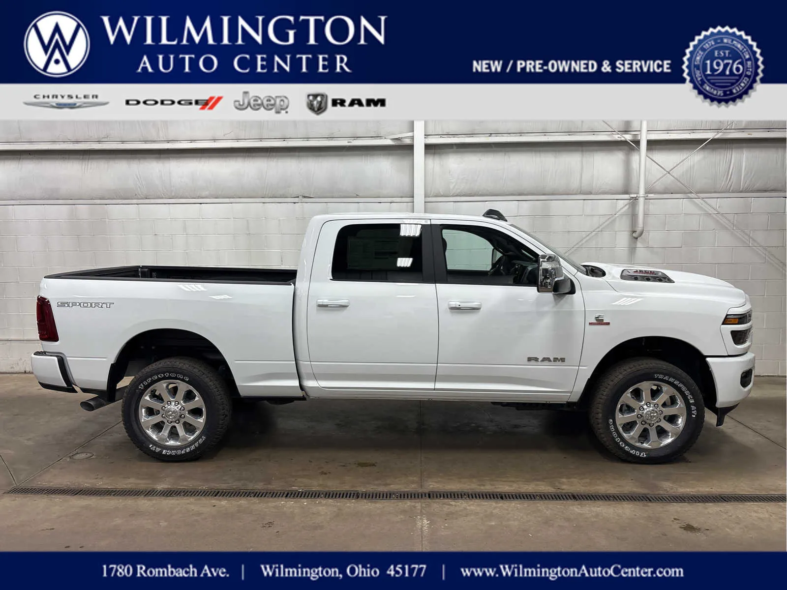 White 2026 Ram 2500 Laramie for sale in Wilmington, OH
