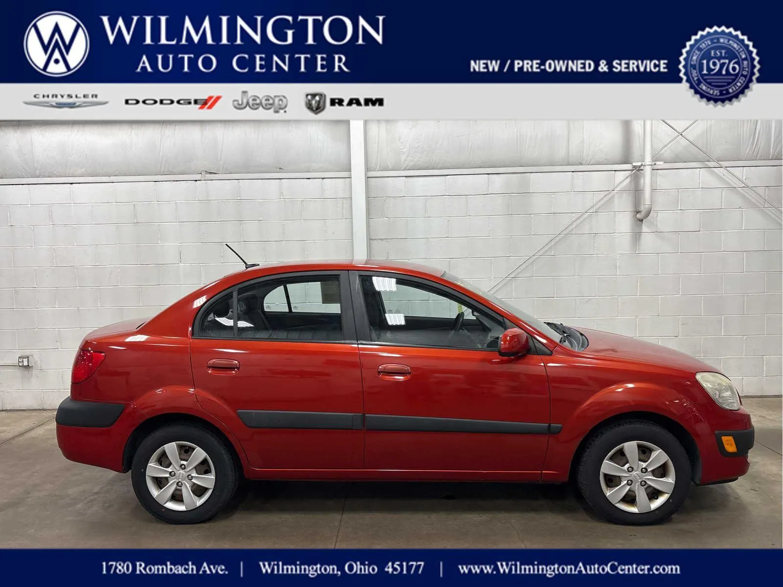 Used 2009 Kia Rio LX with VIN KNADE223796527126 for sale in Wilmington, OH