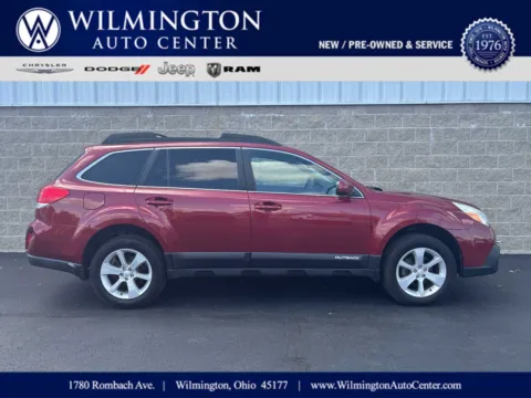 Red 2013 Subaru Outback 2.5i Premium for sale in Wilmington, OH