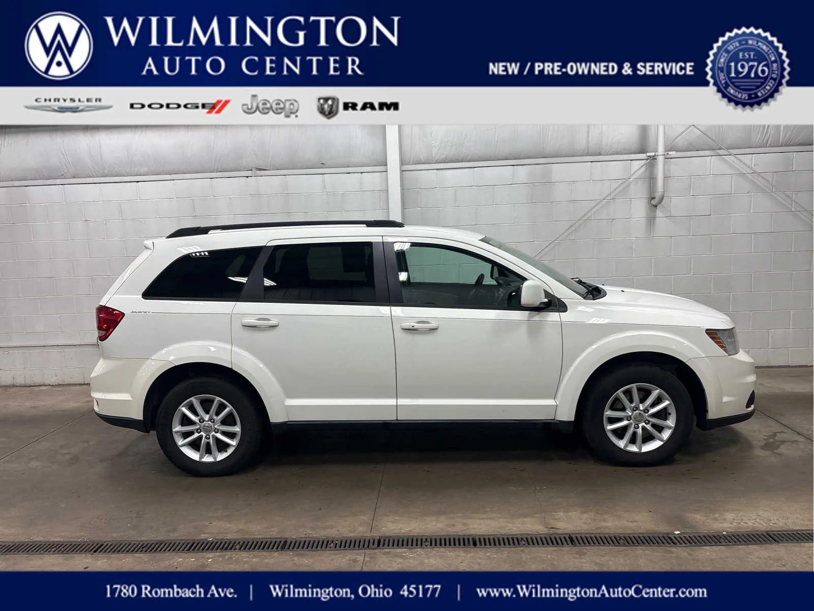 White 2016 Dodge Journey SXT for sale in Wilmington, OH
