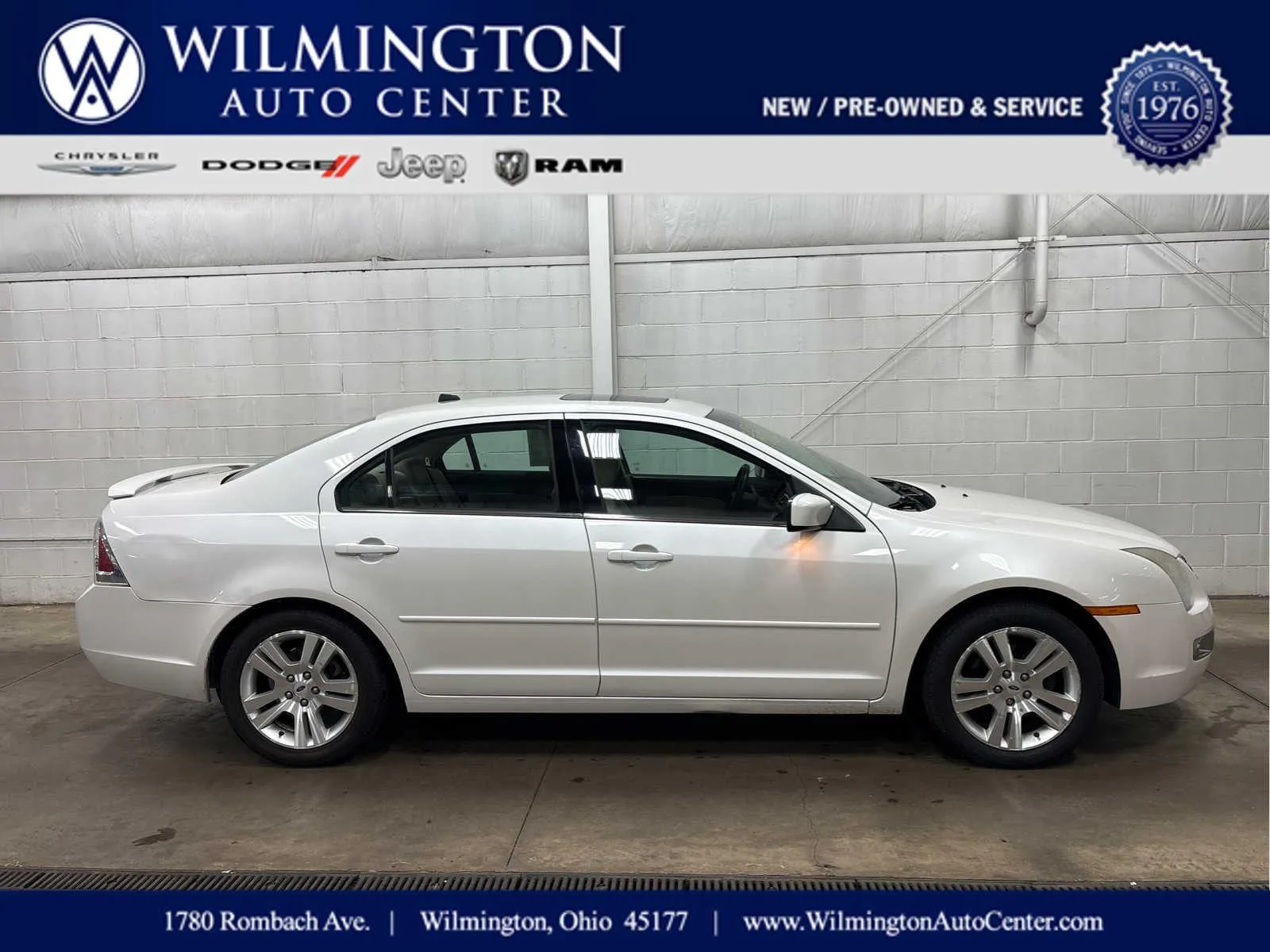 White 2009 Ford Fusion SEL for sale in Wilmington, OH