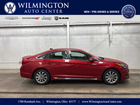 Red 2017 Hyundai Sonata Sport for sale in Wilmington, OH