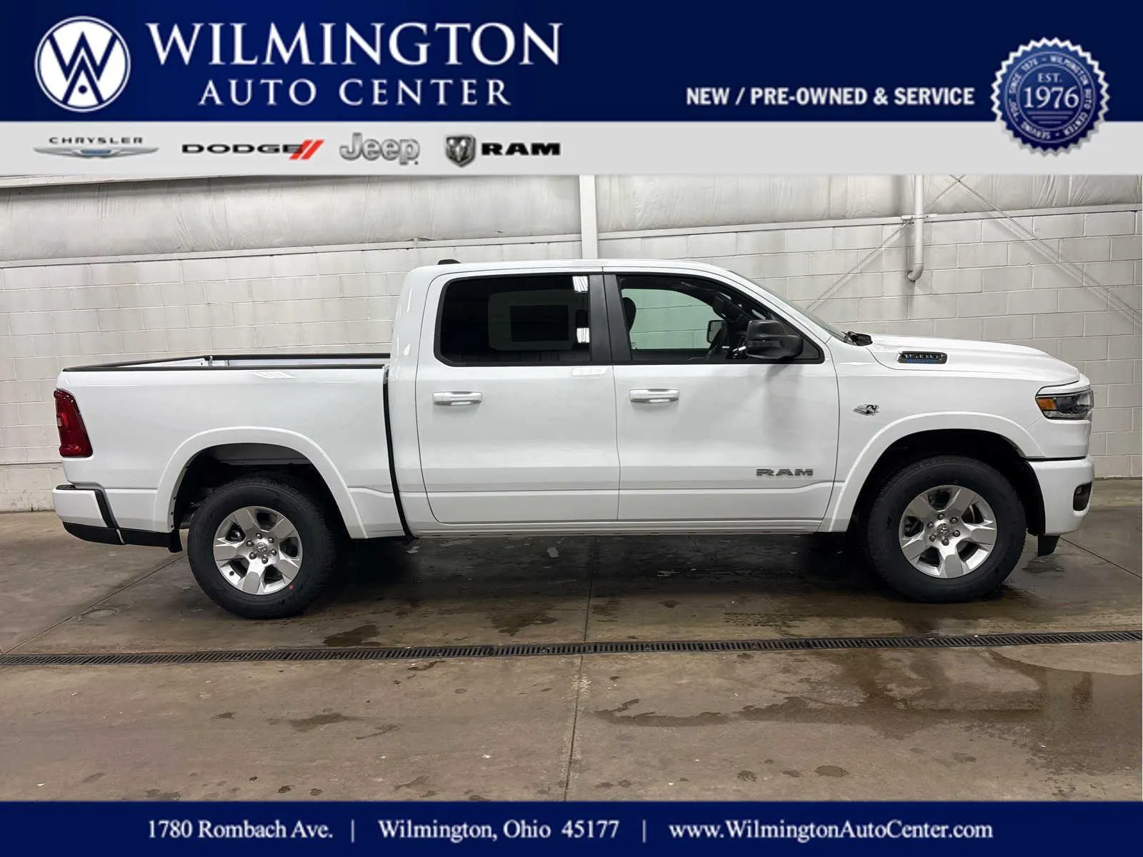 White 2026 Ram 1500 Big Horn for sale in Wilmington, OH