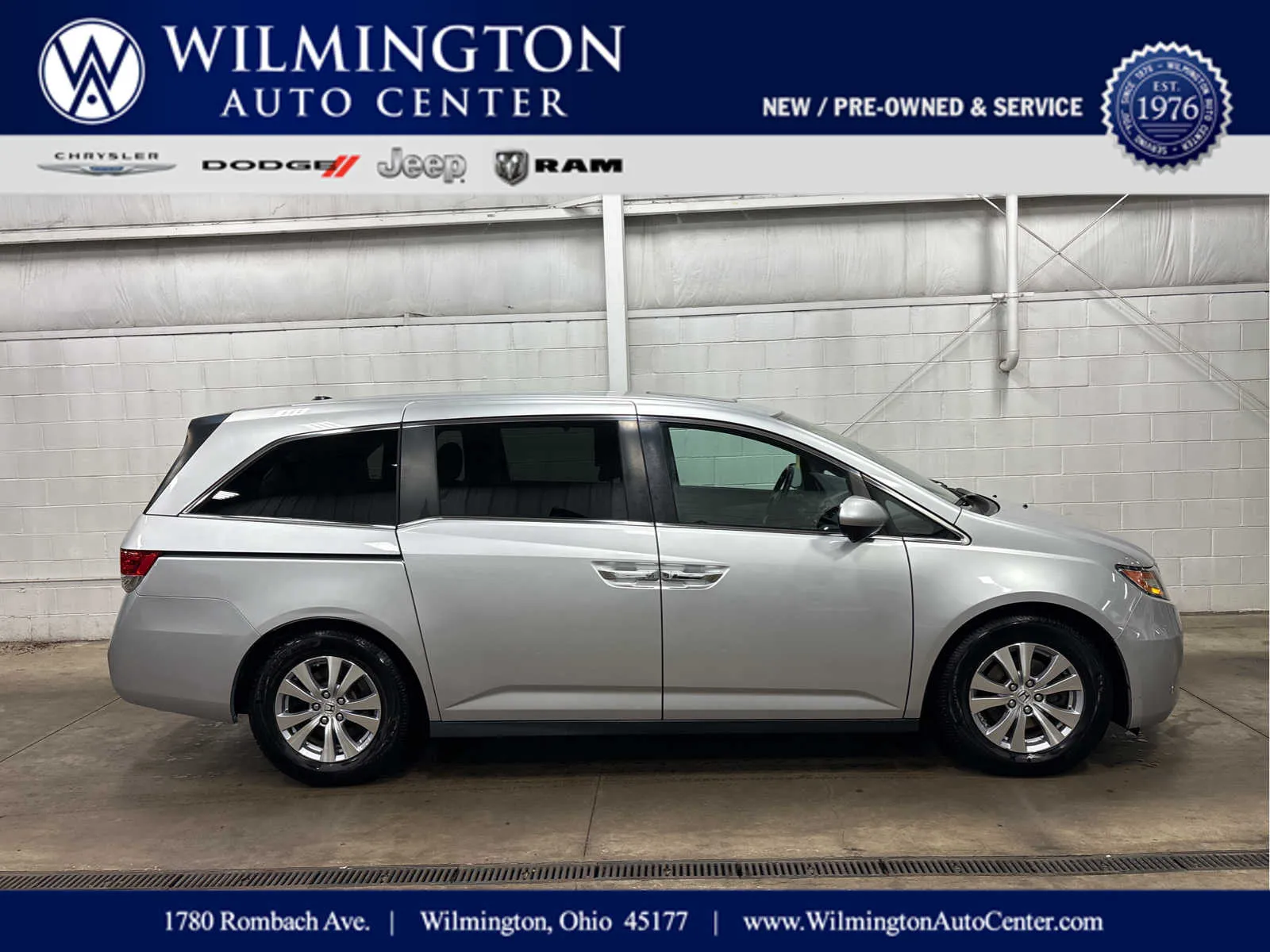 2014 Honda Odyssey EX-L for sale in Wilmington, OH